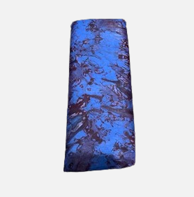 Adire Fabric – Blue & Purple Wave Pattern